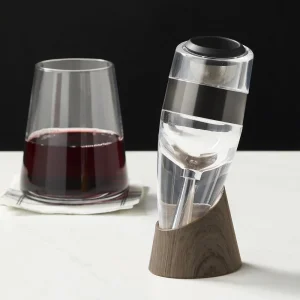 Wine Decanter Aerator Pourer Portable Easy Clean Sediment Filter Enhances Aroma Smooth Taste Perfect Gift Wine Lovers
