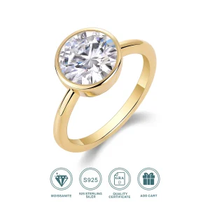 3 Carat Moissanite Ring